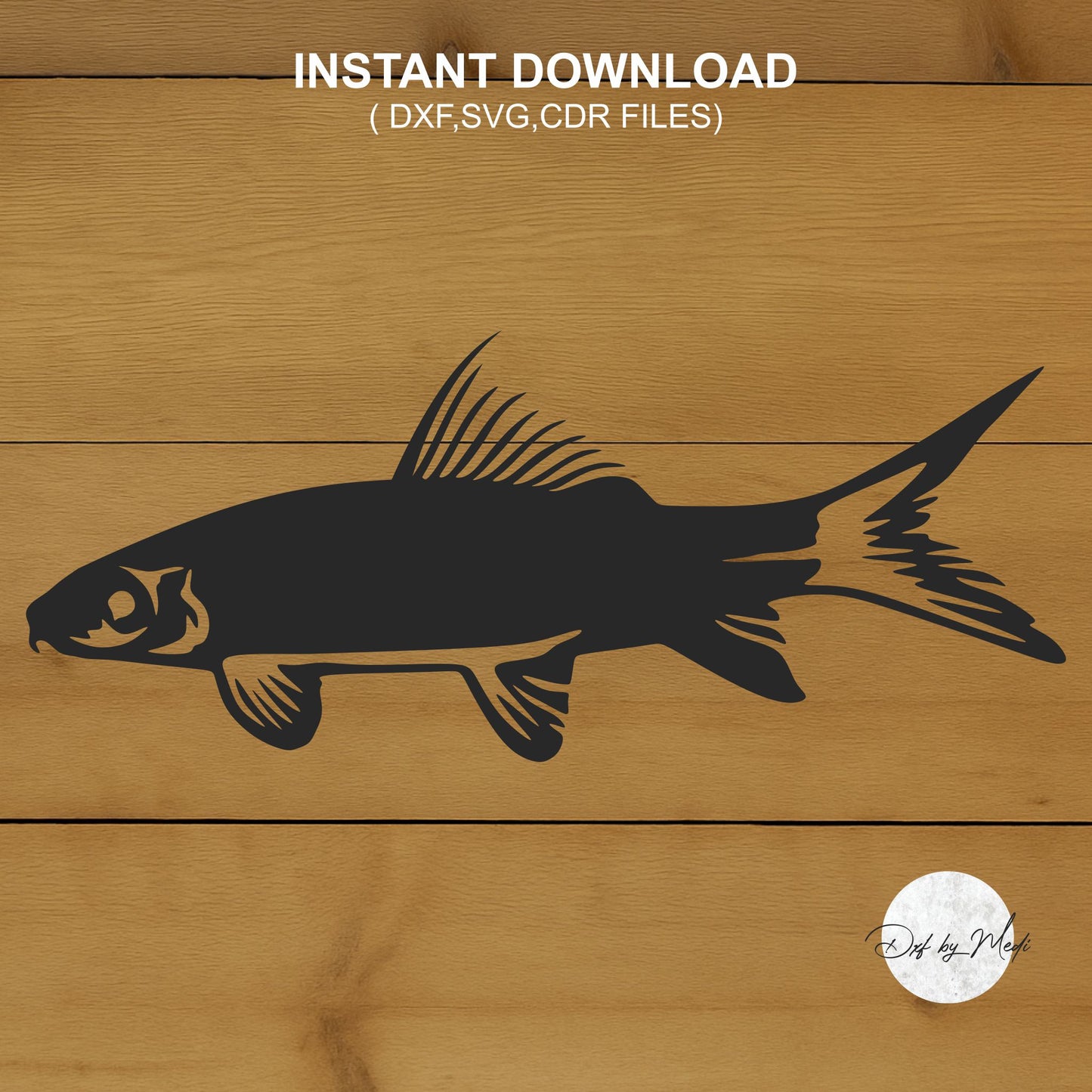 Cory Fish DXF & SVG Files | Ready-to-Cut