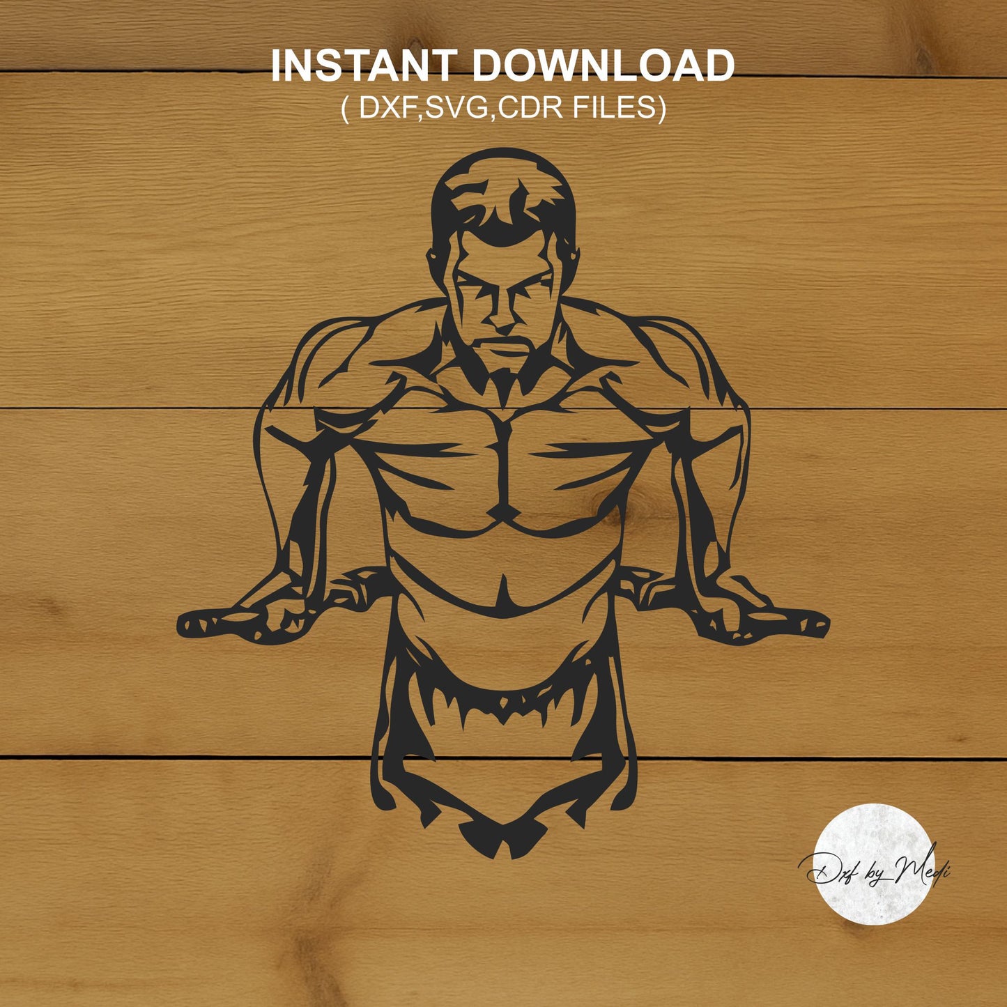 Workout gym fitness - DXF SVG files for Plasma Cnc Laser Waterjet Ready to cut clipart file