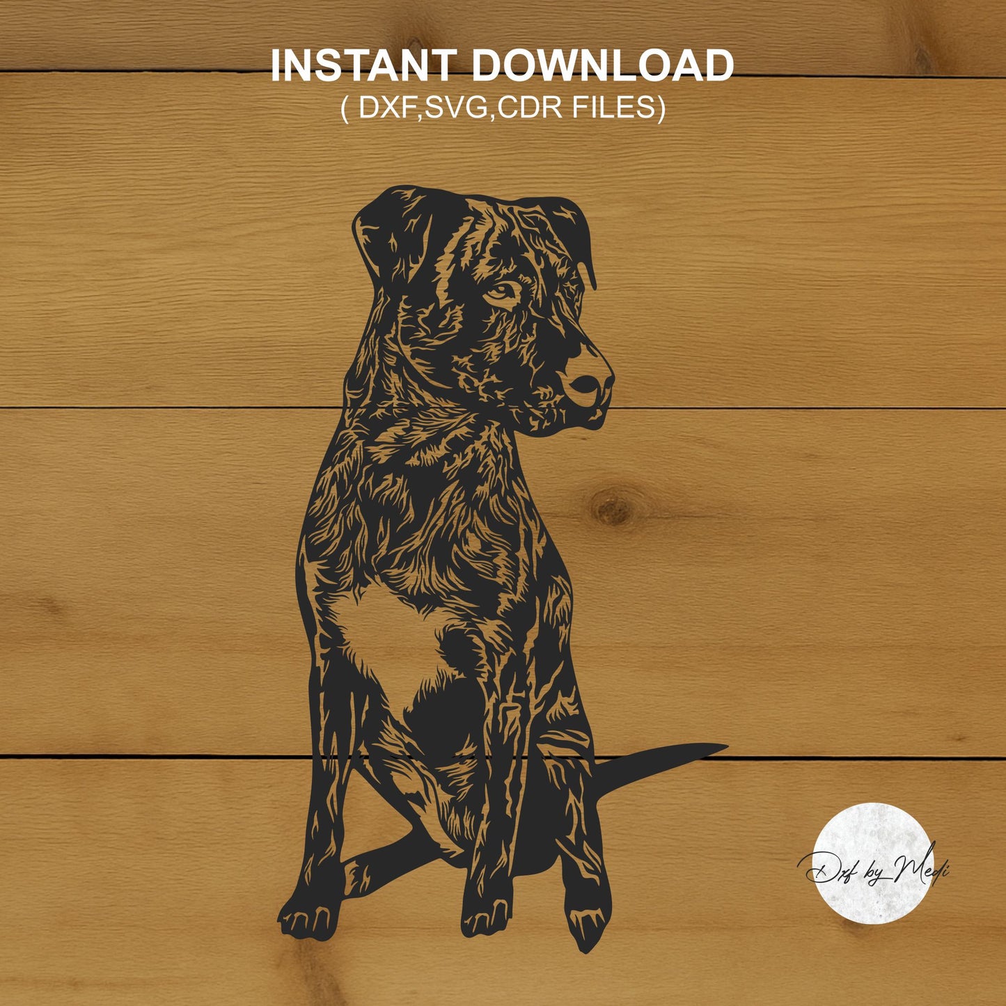Dog - DXF SVG File for Cnc plasma laser Cutting - Coastal Decor & DIY Projects