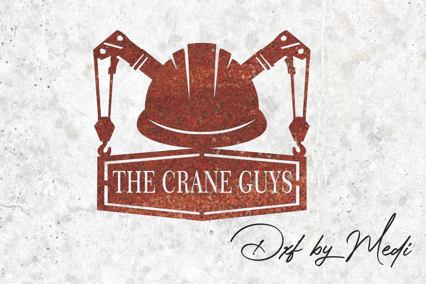 Crane Operator- DXF SVG files for Plasma Cnc Laser Waterjet Ready to cut clipart file