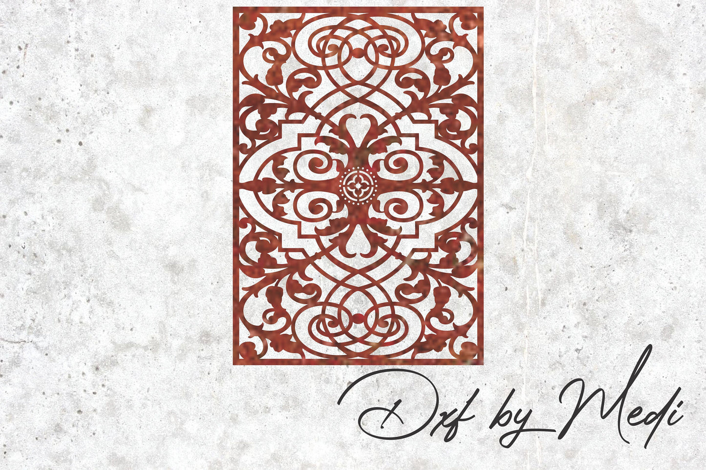Decorative Panel - DXF SVG files for Plasma Cnc Laser Waterjet Ready to cut clipart file