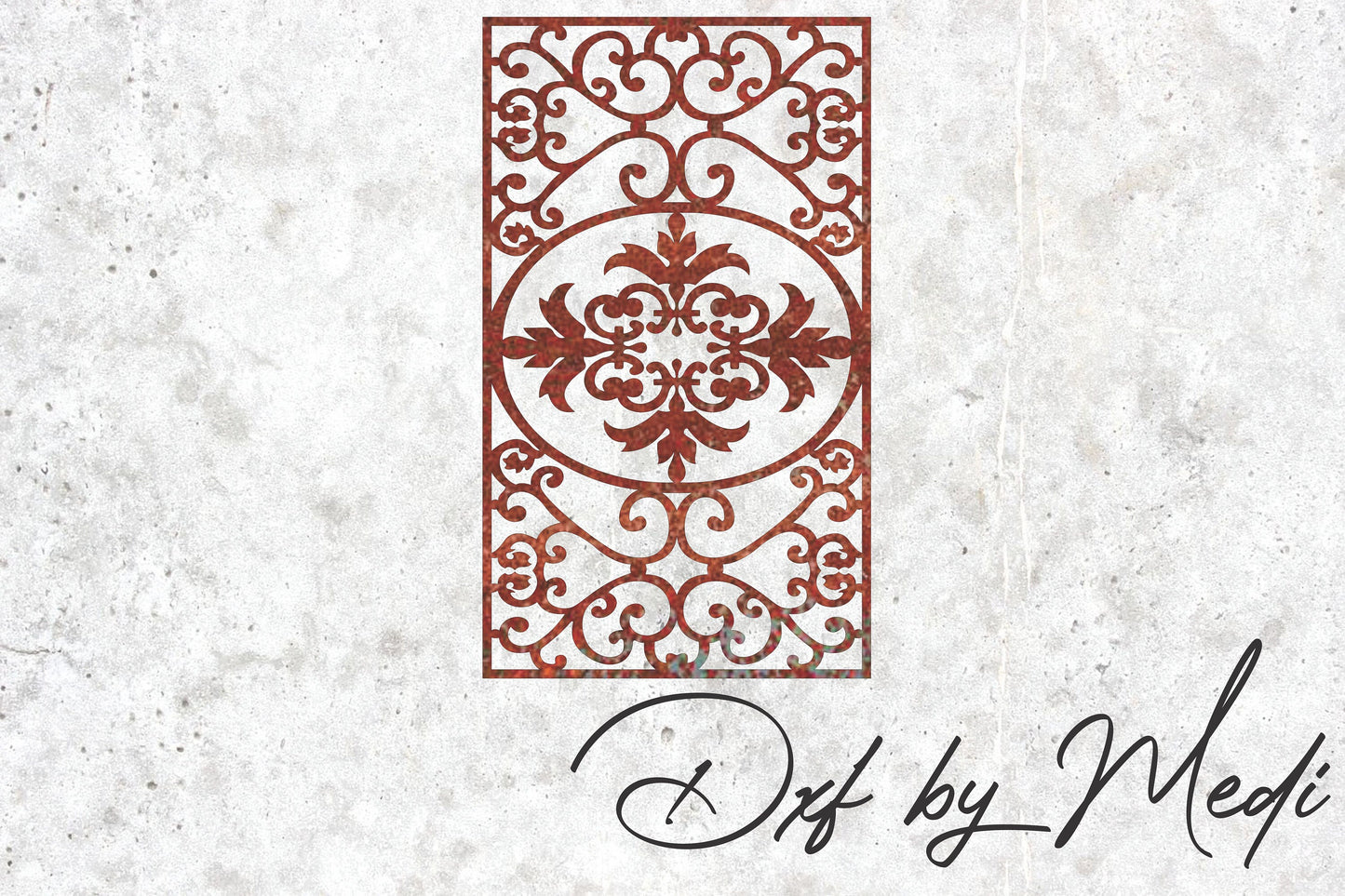 pattern wall screen door - DXF SVG files for Plasma Cnc Laser Waterjet Ready to cut clipart file