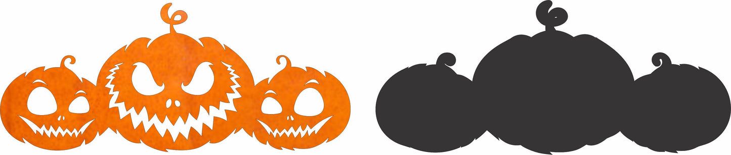 pumpkins halloween, Halloween 2 layers svg, Spooky decor sign svg, Halloween Laser Cut Files, Halloween dxf, cnc plasma, laser cut file