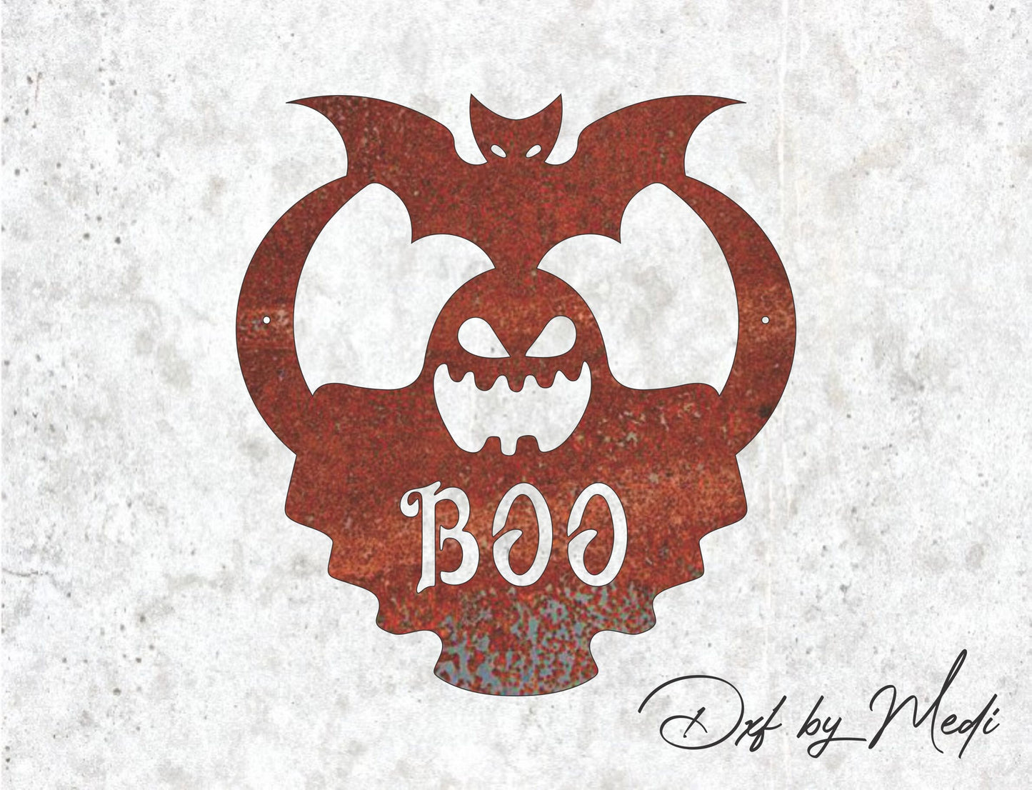 boo halloween clipart name- dxf files for cnc plasma - laser cut files- custom gift