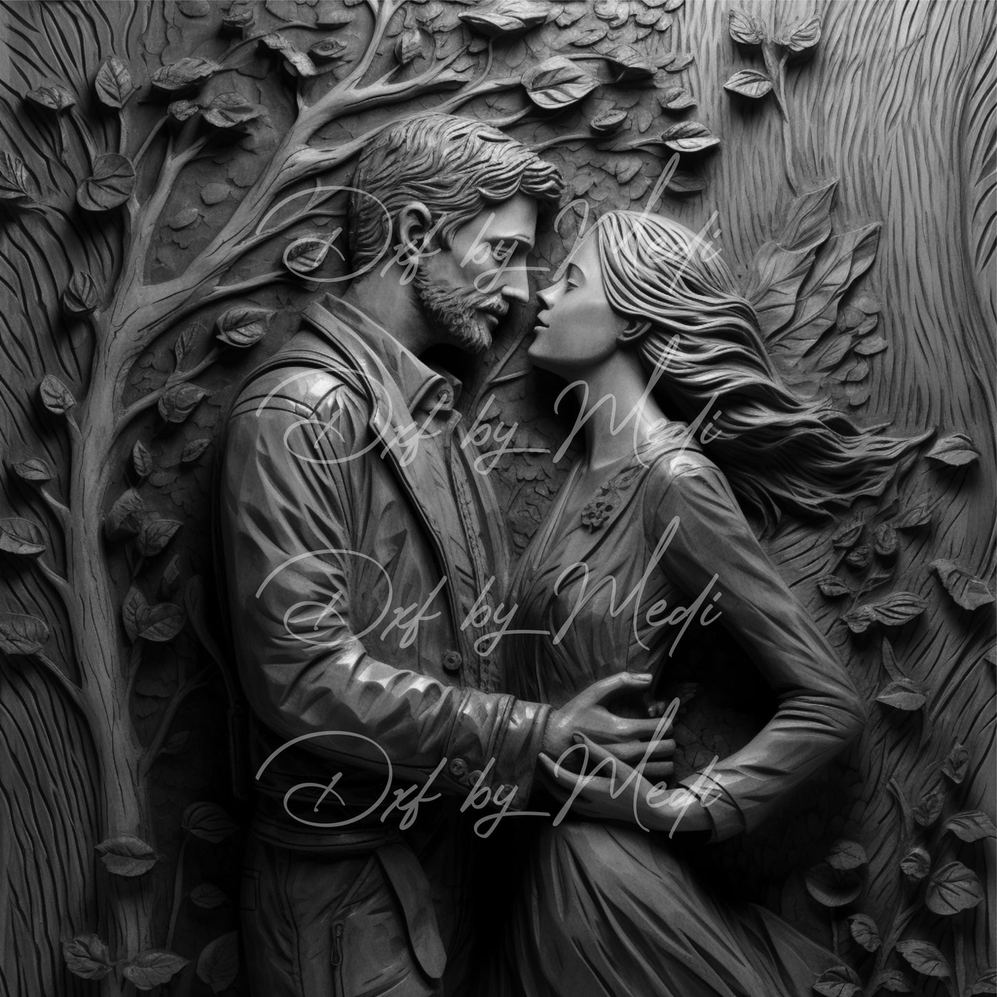 Laser Burn PNG | 3D Illusion | Engrave | Laser Ready | Lightburn File | Digital Design File | valentines day - Love