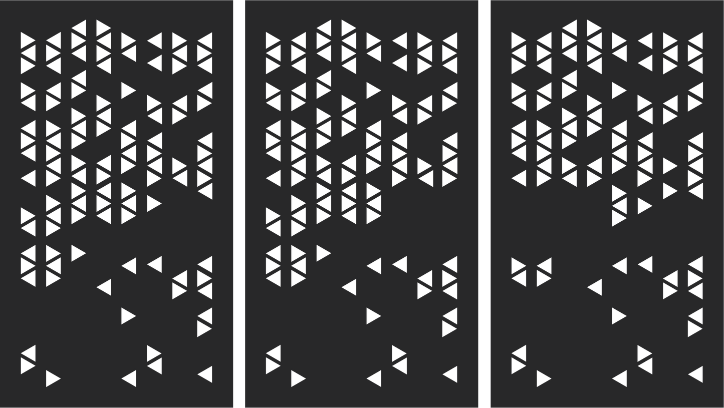 Modern Geometric 3 Panel Laser Cut Wall Art – SVG DXF CDR Digital File
