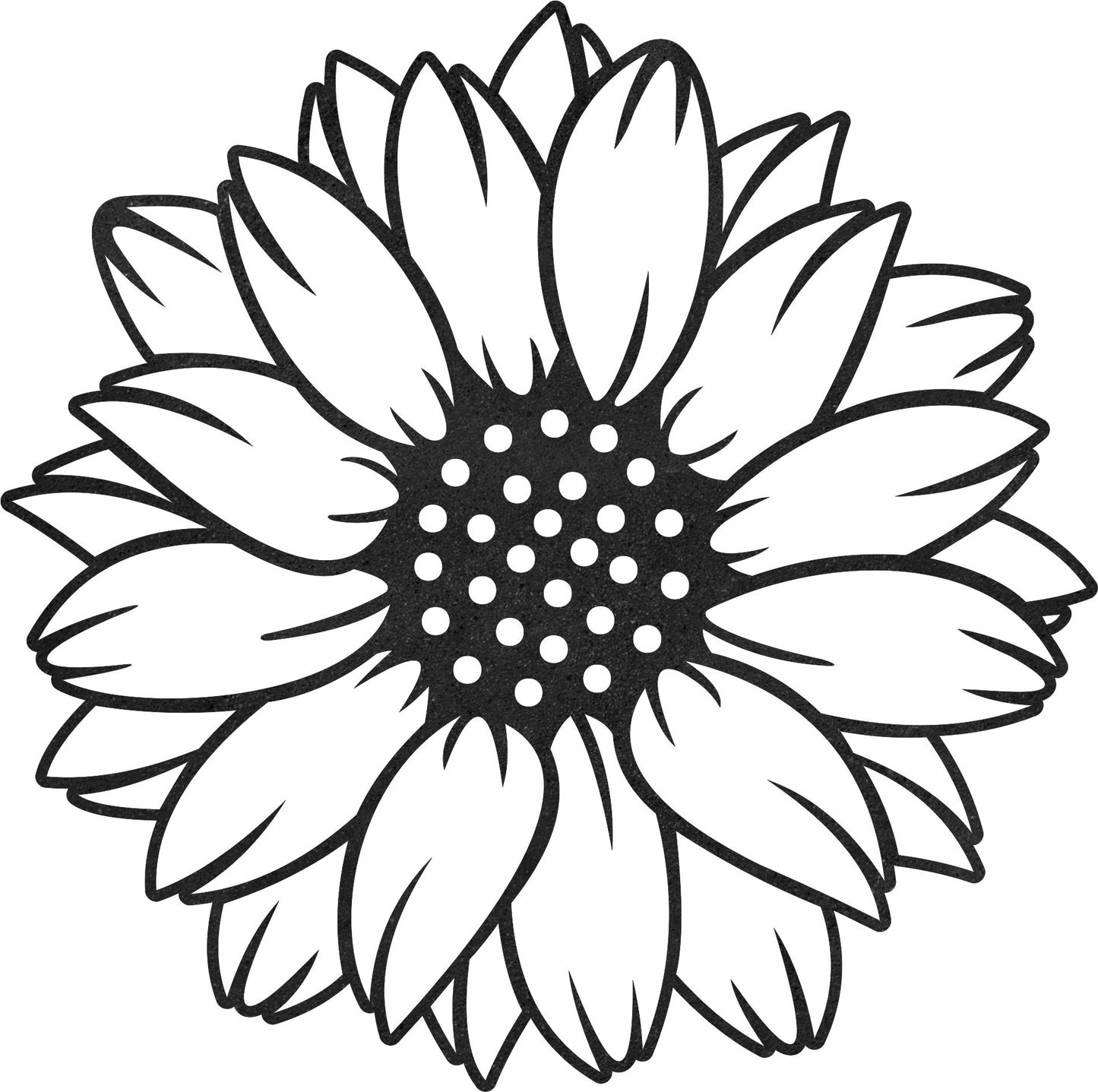 Sunflower - DXF SVG Files for CNC Plasma and Laser Cut