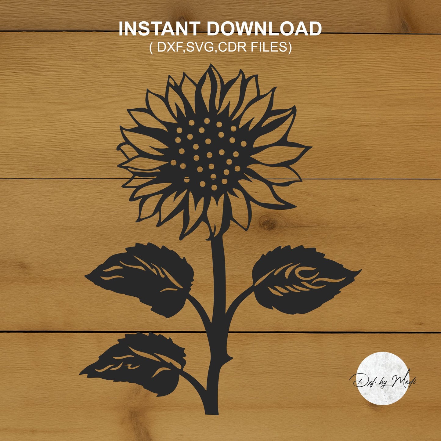Sunflower - SVG DXF Files ready for Plasma and Laser Cut