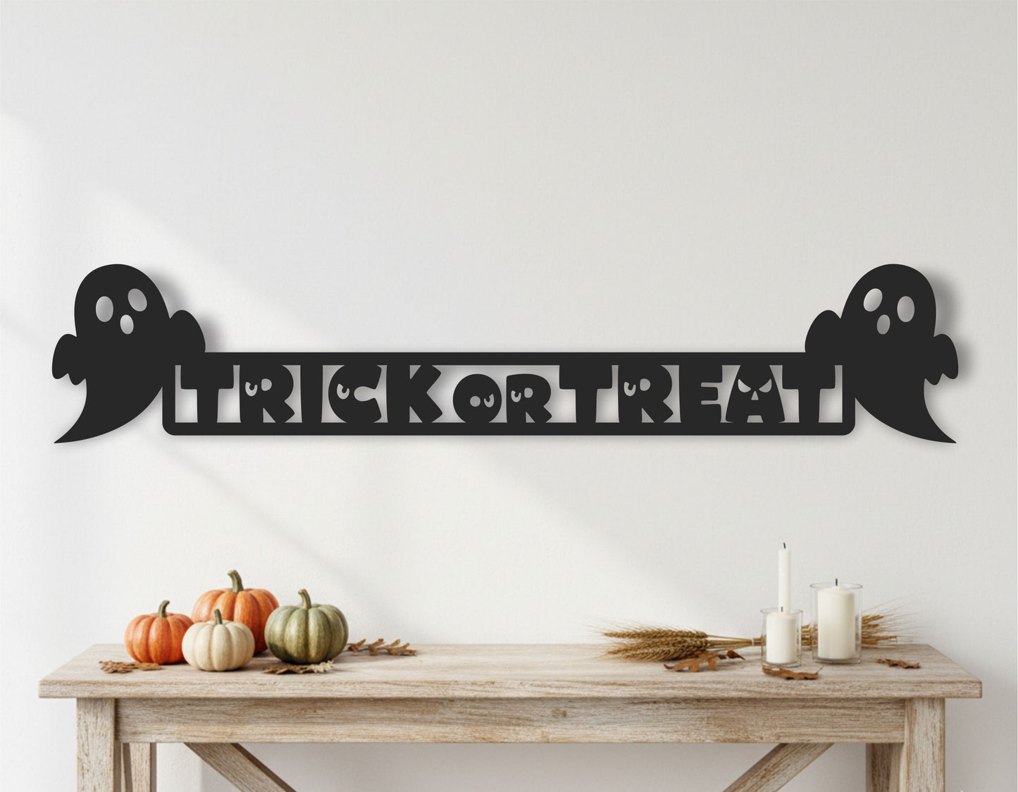 Trick or Treat Ghost SVG – Halloween Sign Cut File