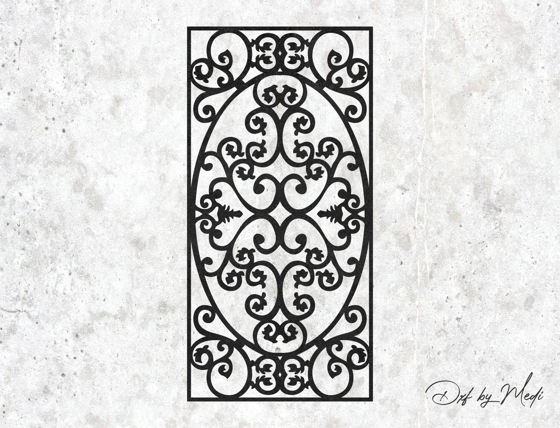 Door Pattern DXF SVG files - Digital Download