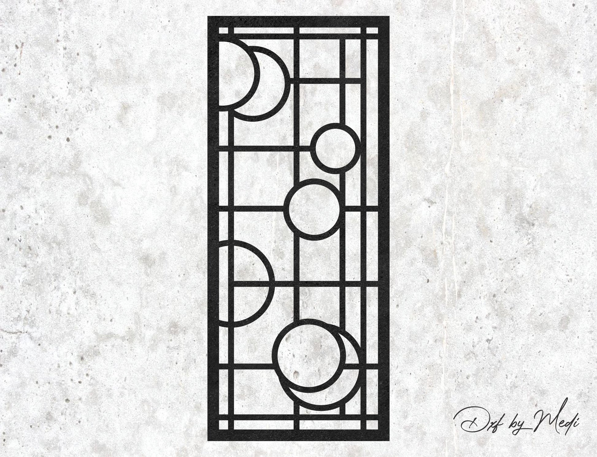 Door Pattern DXF SVG files - ready to cut 