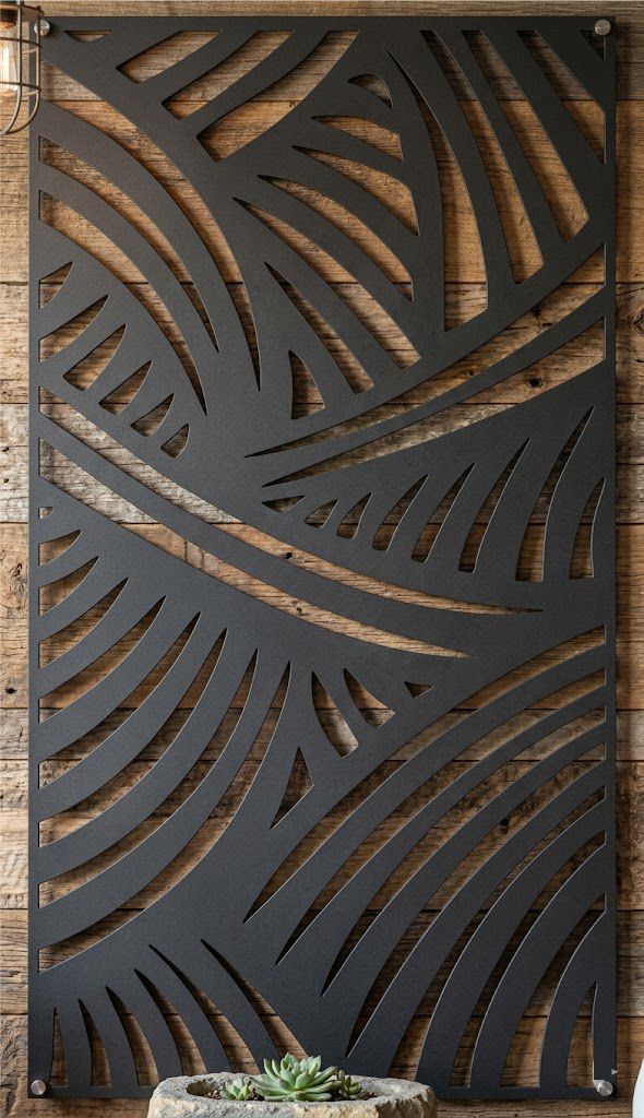 Modern Abstract Decorative Laser Cut Panel – SVG DXF CDR Digital File
