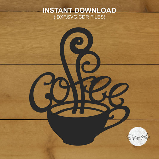 Free Coffee Cup Laser Cut File – DXF & SVG for Cricut & Glowforge