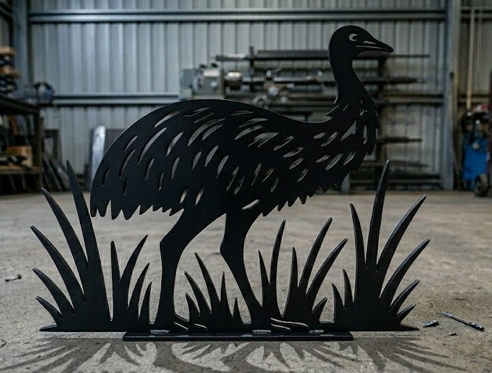 Emu Laser Cut Design – Australian Wildlife SVG DXF CDR Digital File