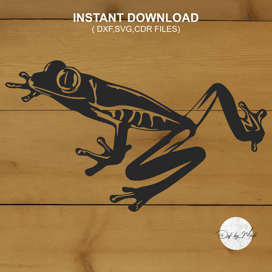 Frog sign DXF & SVG Files | Ready-to-Cut