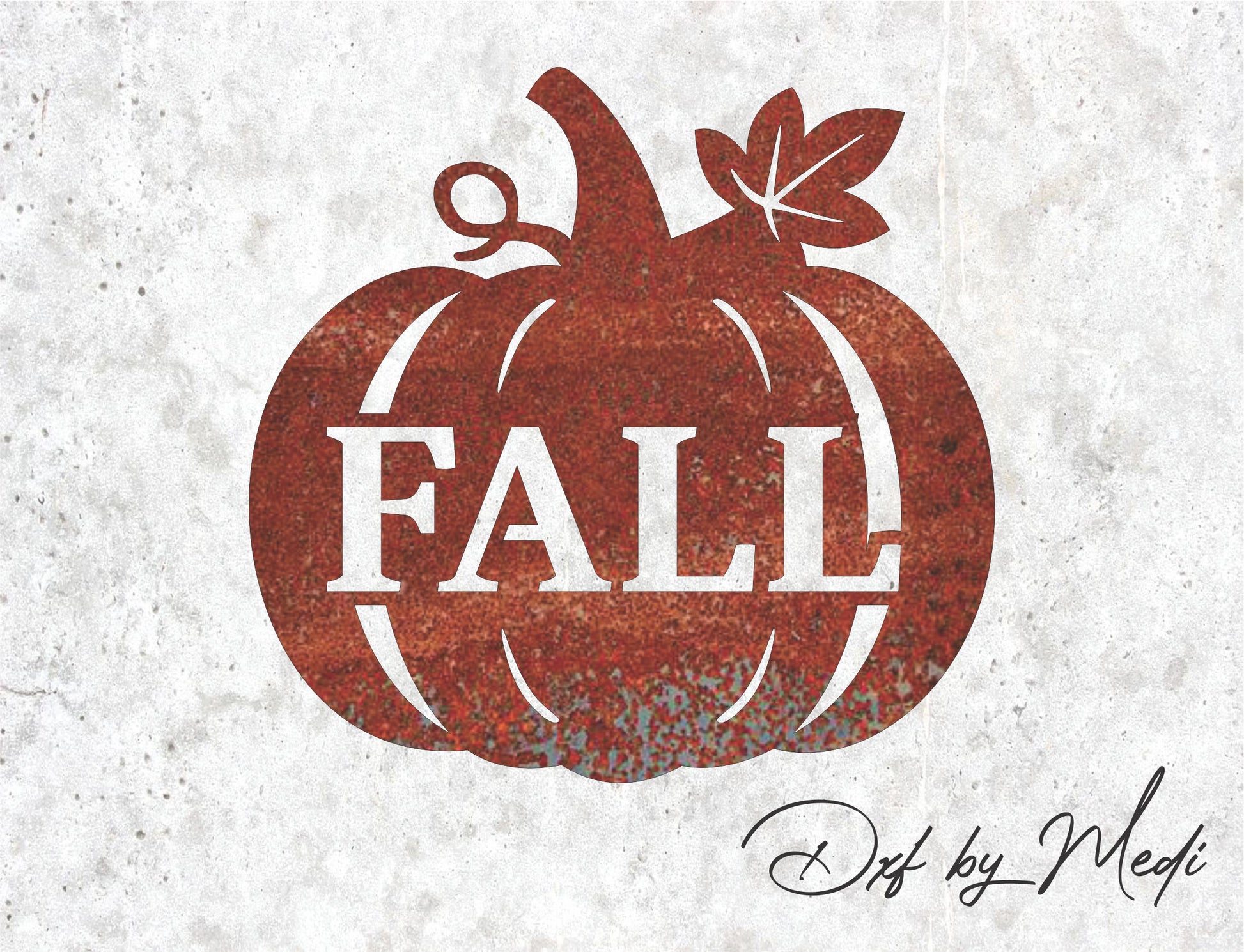 Fall Pumpkin Sign | Autumn Decor | DXF, SVG, CDR Files for Laser Cut  | Farmhouse