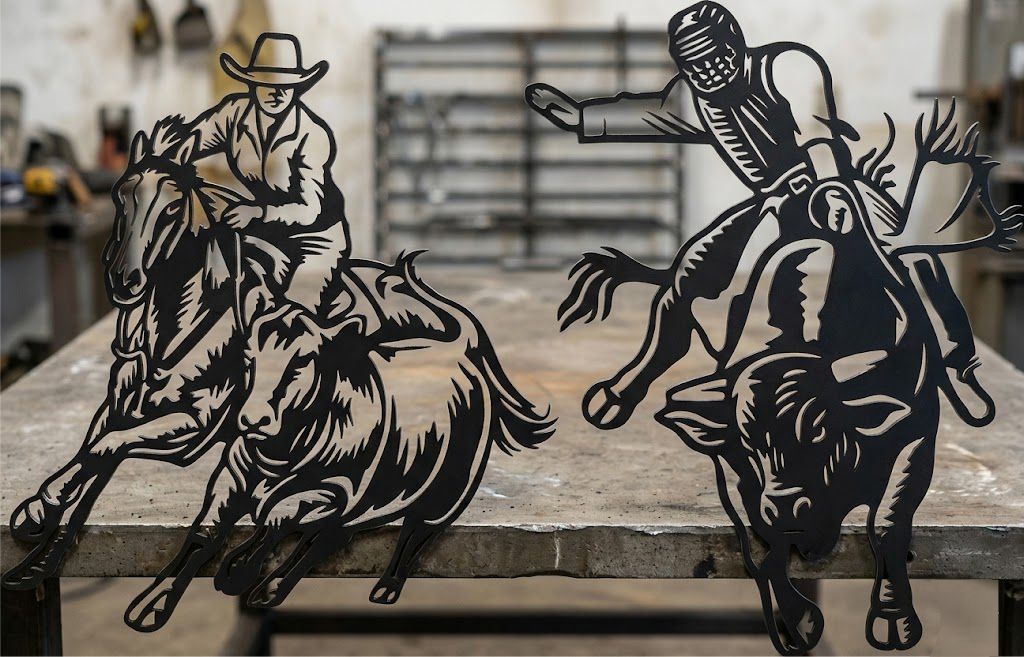 Western Cowboy Rodeo Riders – Horse Rider & Bull Rider SVG DXF CDR