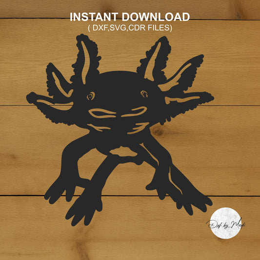 Axolotl Fish DXF & SVG Files | Ready-to-Cut