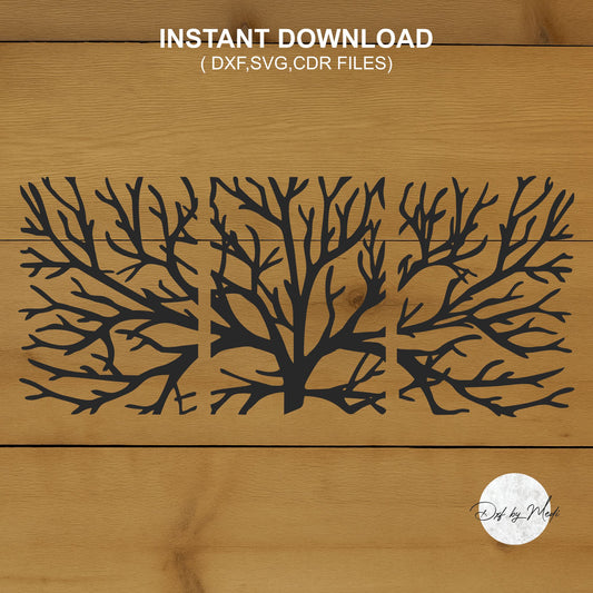 Branches Wall Decor DXF SVG File for Cnc plasma laser Cutting - DIY Home Decoration