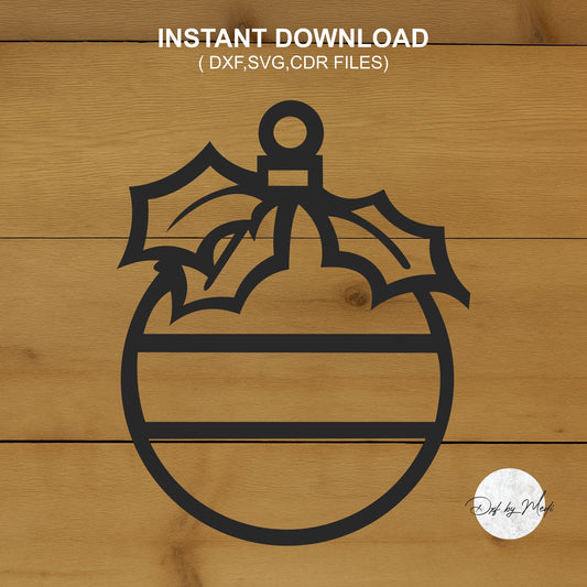 Christmas ornaments- DXF SVG files for Plasma Cnc Laser Waterjet Ready to cut clipart file