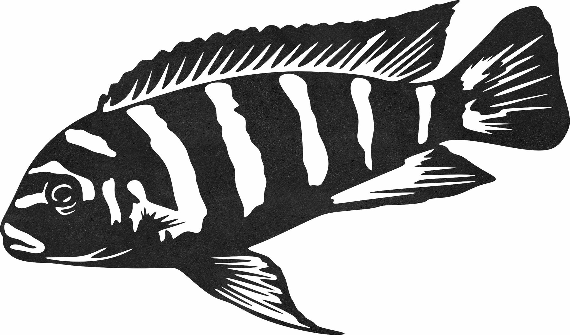 Cichlid Fish DXF & SVG Files | Ready-to-Cut