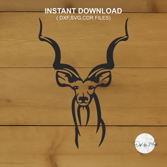 Elegant Deer Design | DXF SVG Files for Cnc & Laser Cutting | Instant Download Crafting and DIY Projects