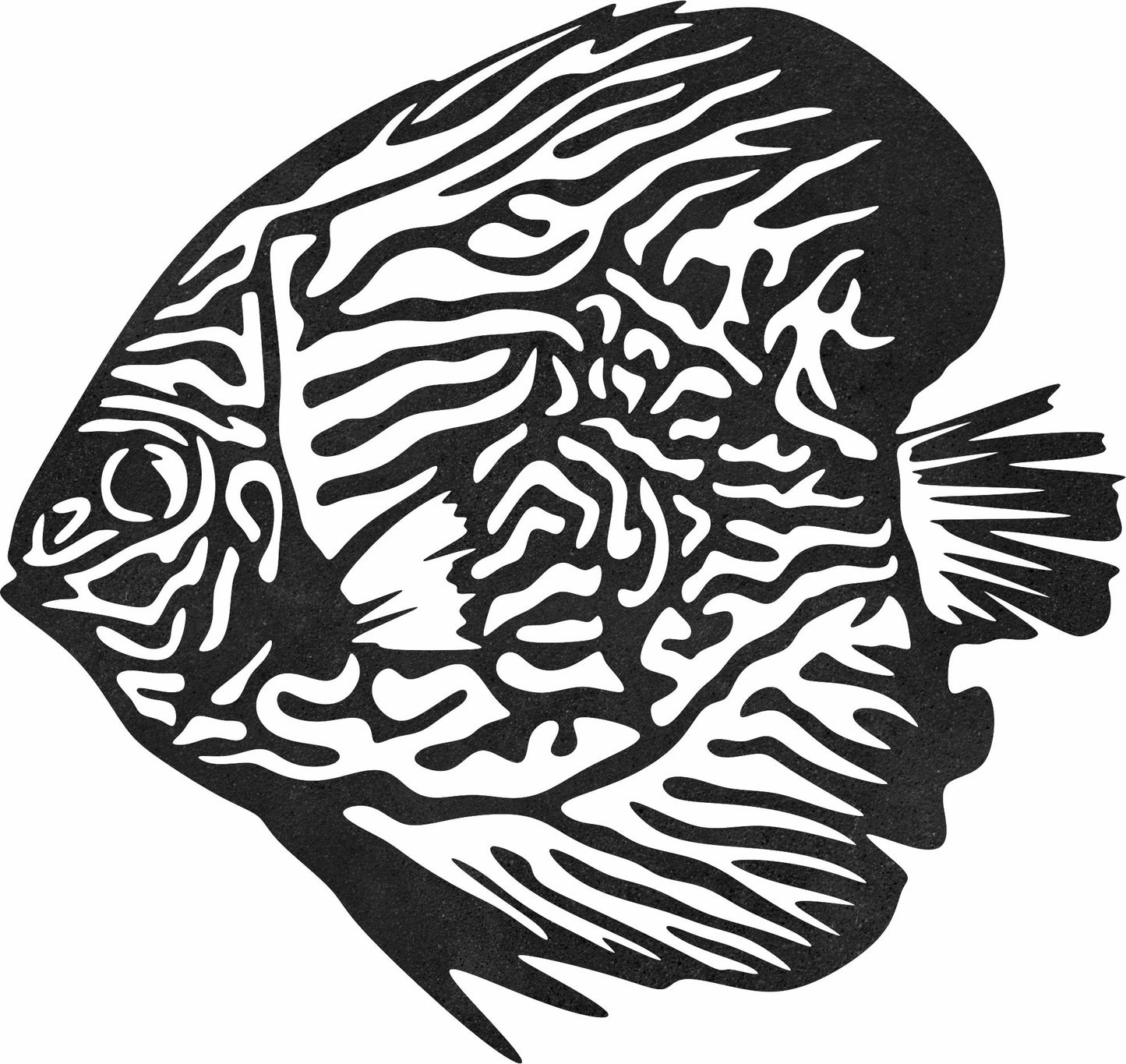 discus fish DXF & SVG Files | Ready-to-Cut