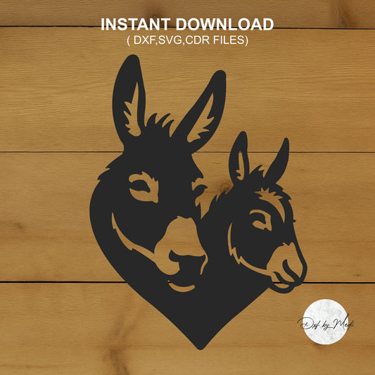 Donkey - SVG DXF Files for Plasma and Laser Cutting