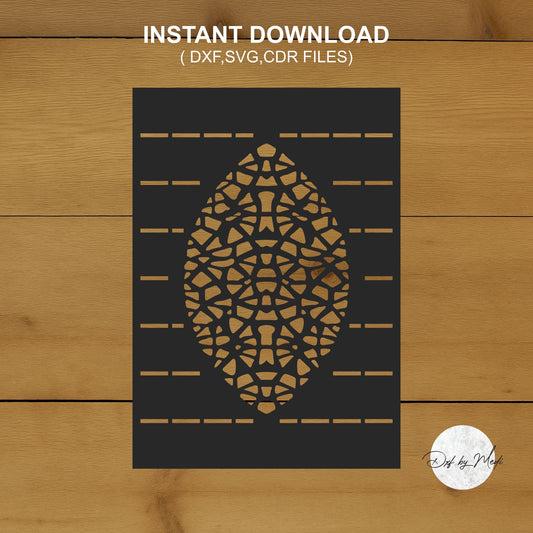 gate panel wall screen - DXF SVG files for Plasma Cnc Laser Waterjet Ready to cut clipart file
