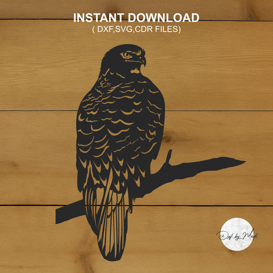 eagle Tree Stake DXF svg Files - Instant Download for Laser, Plasma, Waterjet Cutting