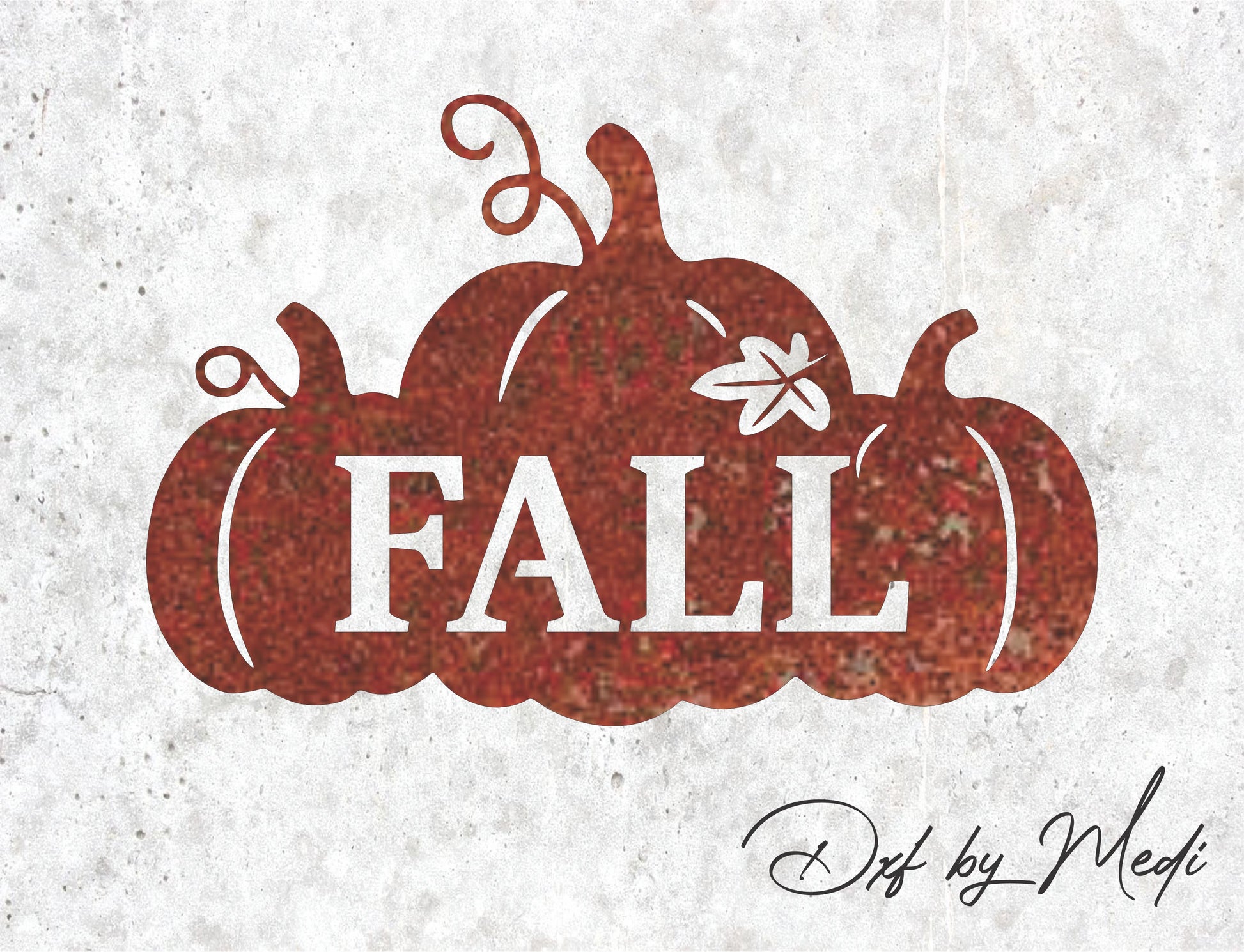 Fall Pumpkins Sign | Autumn Harvest Wall Art | DXF, SVG, CDR Files