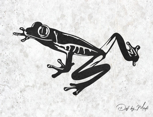 Frog sign DXF & SVG Files | Ready-to-Cut