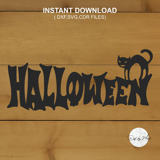 Halloween- DXF SVG files for Plasma Cnc Laser Waterjet Ready to cut clipart file