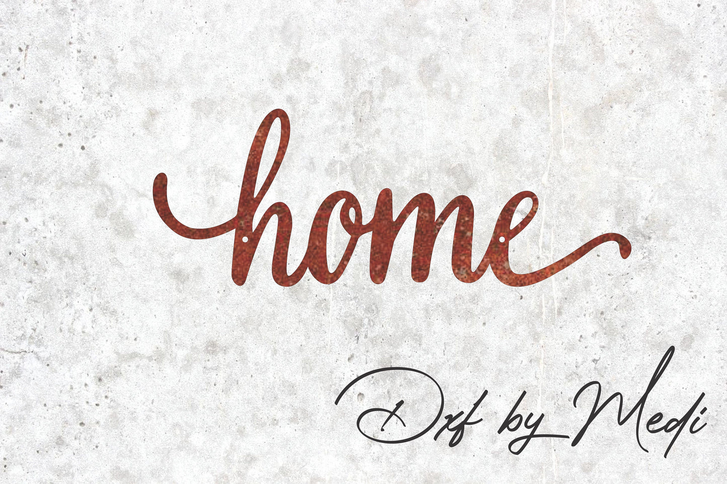 Home Sweet Home Wall Art DXF Cut File for Laser and Plasma Cnc Cutting - DXF SVG files Ready to cut