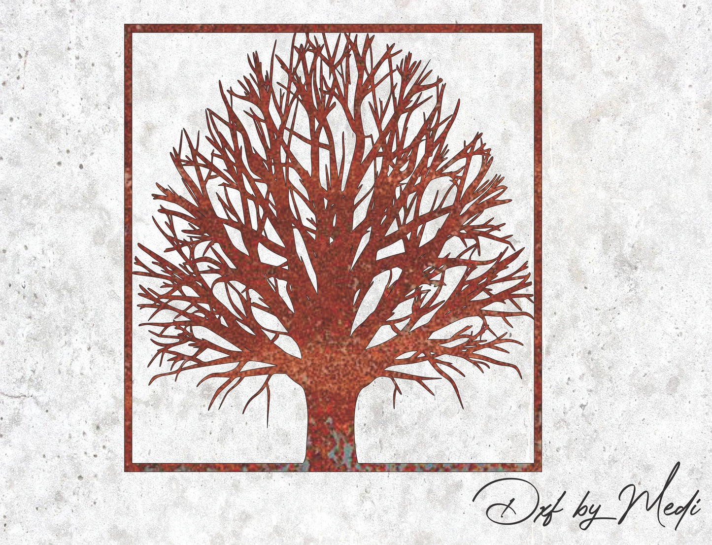 tree wall decor - DXF SVG files for Plasma Cnc Laser Waterjet Ready to cut