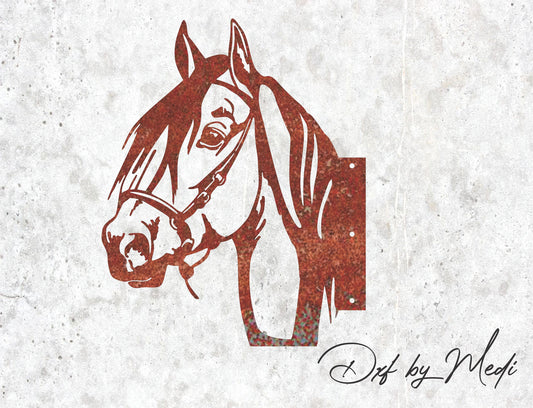 Peeking Horse Tree Stake DXF svg Files - Instant Download for Laser, Plasma, Waterjet Cutting