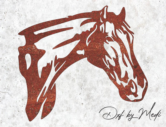 horse clipart DXF svg Files - Instant Download for Laser, Plasma, Waterjet Cutting