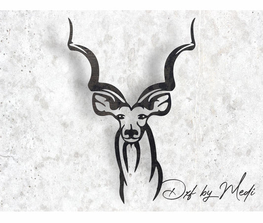 Elegant Deer Design | DXF SVG Files for Cnc & Laser Cutting | Instant Download Crafting and DIY Projects