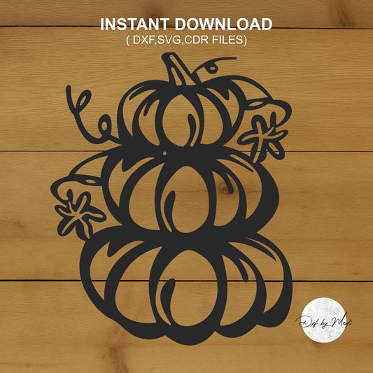 Pumpkins Halloween- DXF SVG files for Plasma Cnc Laser Waterjet Ready to cut clipart file