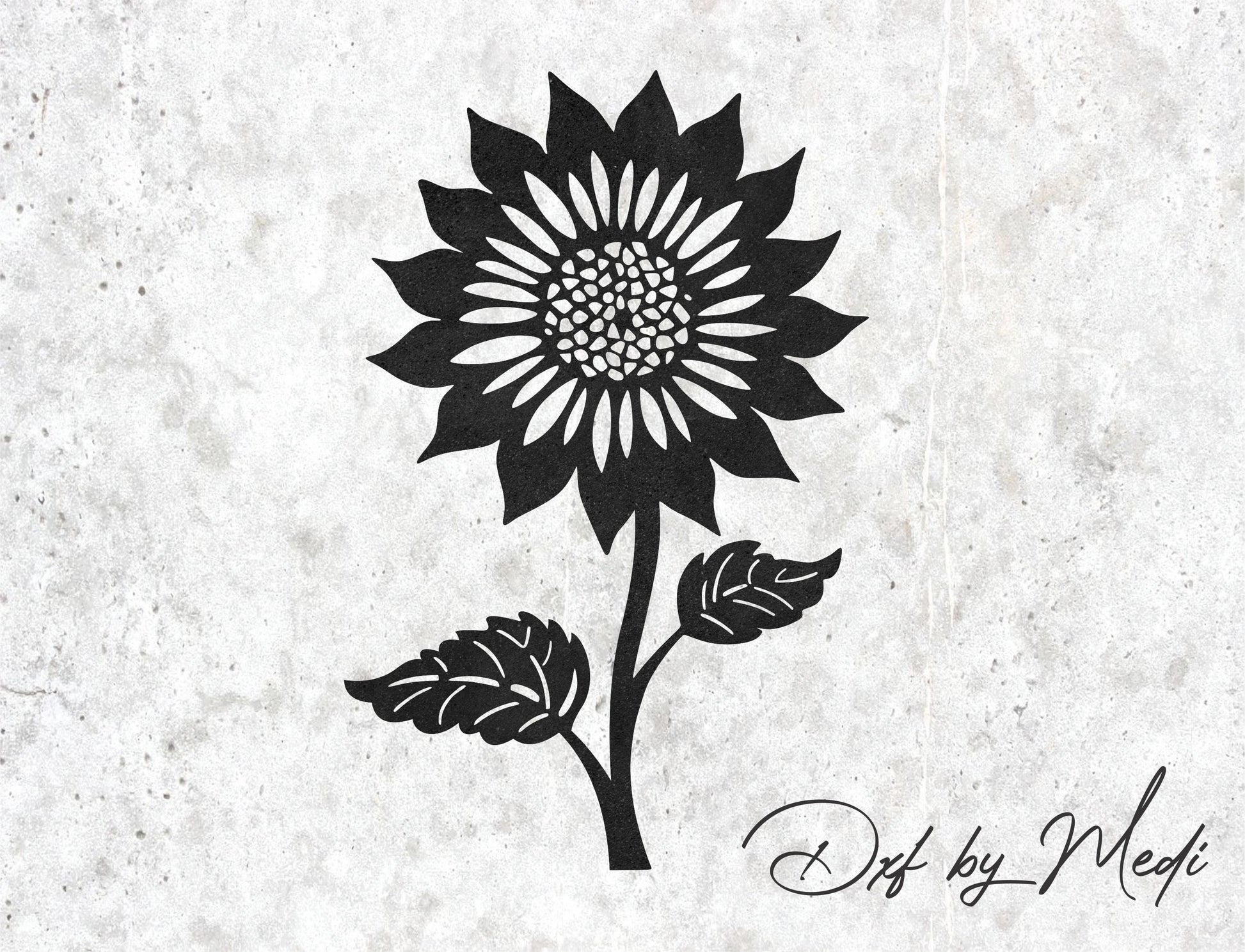 Sunflower - SVG DXF Files for Plasma and Laser Cutting