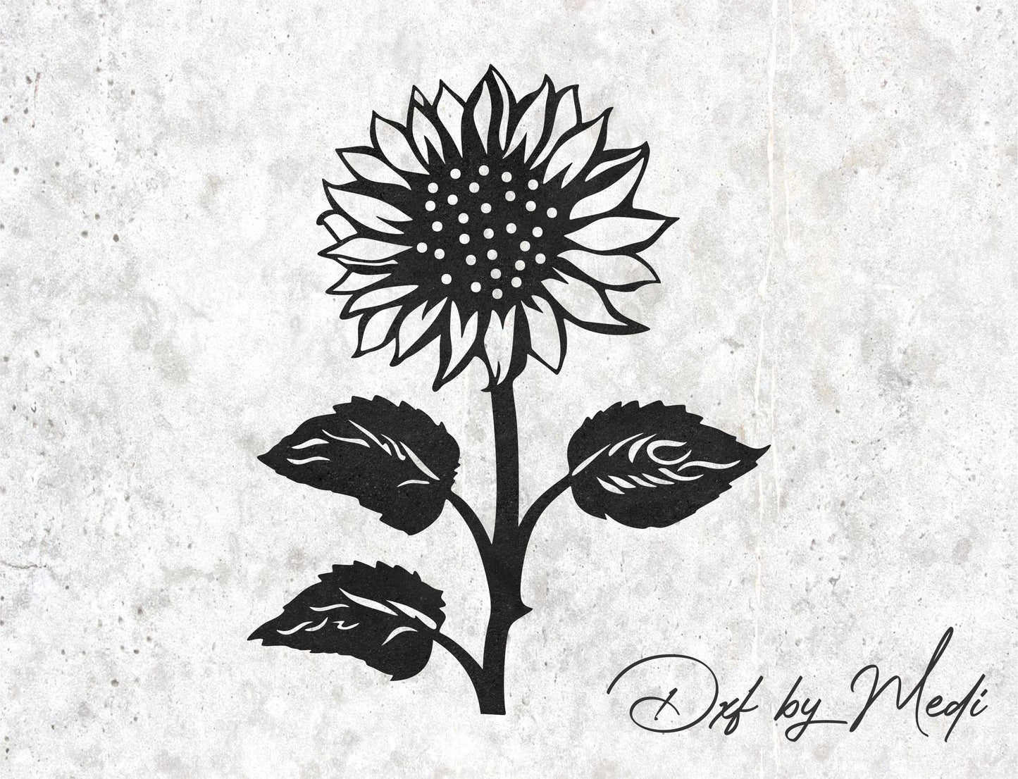 Sunflower - SVG DXF Files ready for Plasma and Laser Cut