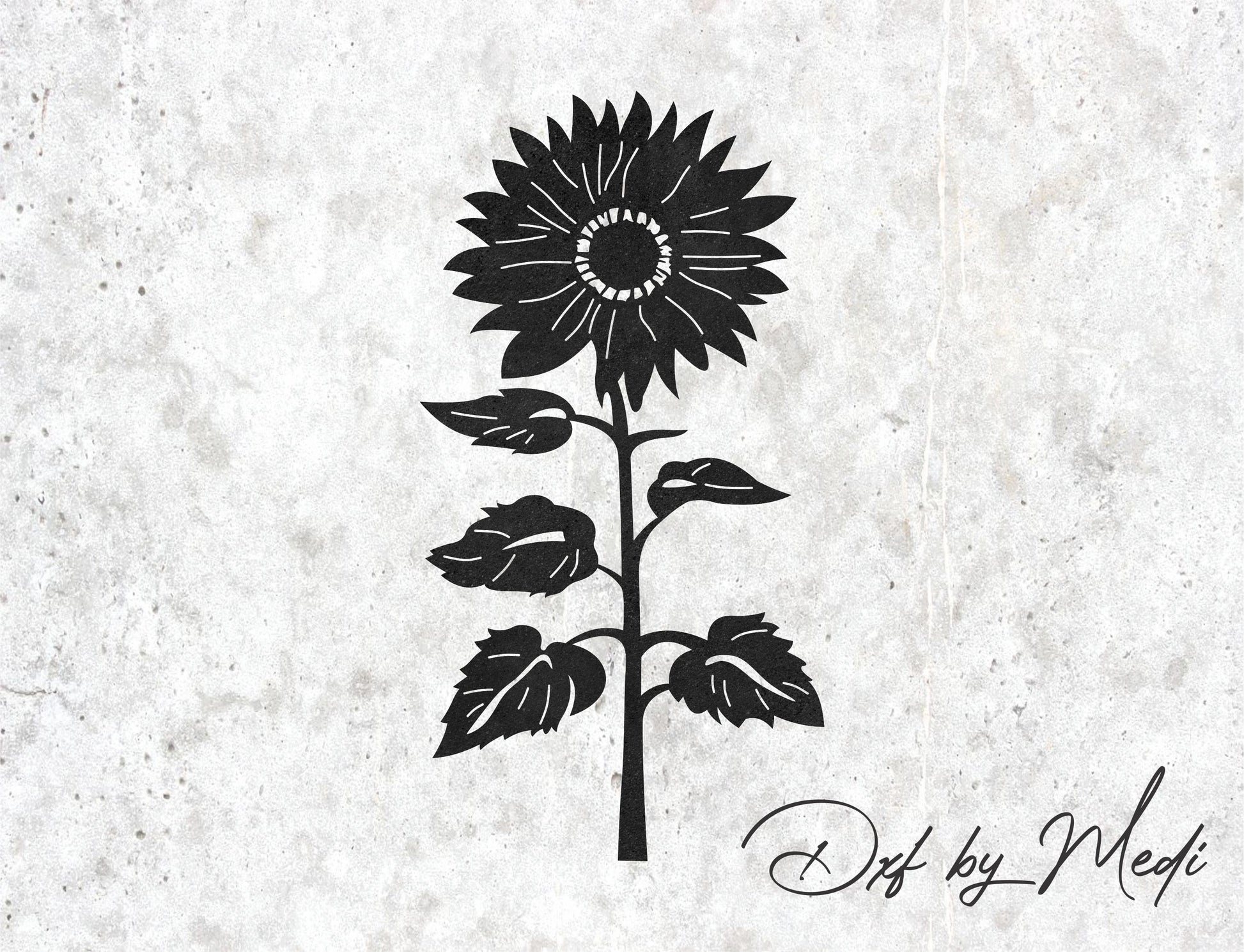 Sunflower - DXF SVG Files ready for Plasma and Laser Cut