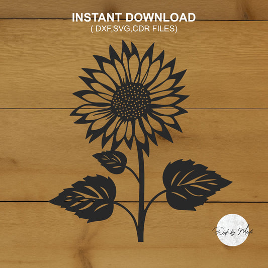 Sunflower - DXF SVG Files for Plasma and Laser Cut