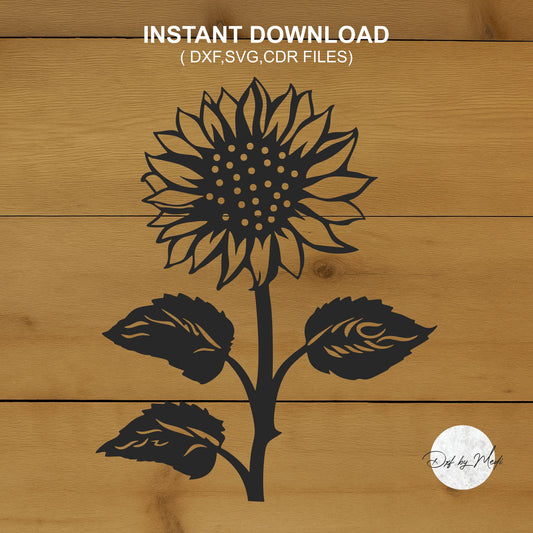 Sunflower - SVG DXF Files ready for Plasma and Laser Cut