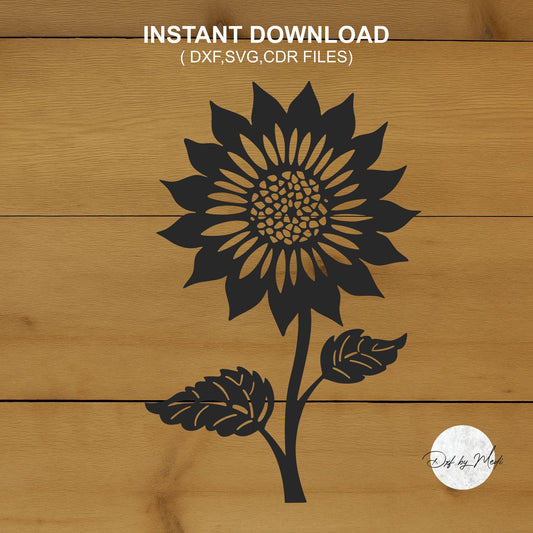 Sunflower - SVG DXF Files for Plasma and Laser Cut