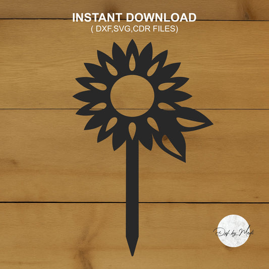 Sunflower - SVG DXF Files for Plasma and Laser Cutting