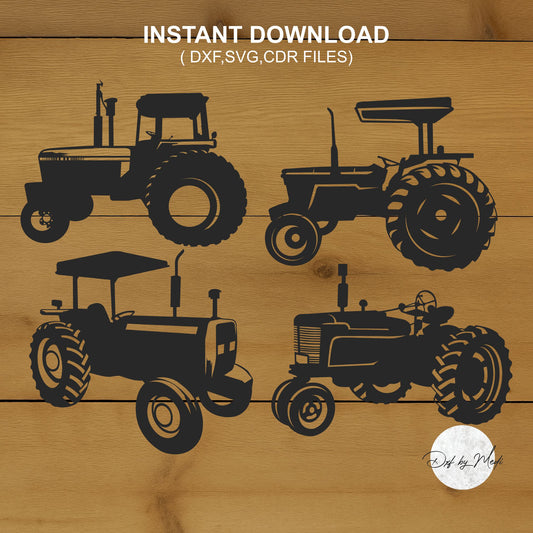 tractor pack - DXF SVG files for Plasma Cnc Laser Waterjet Ready to cut