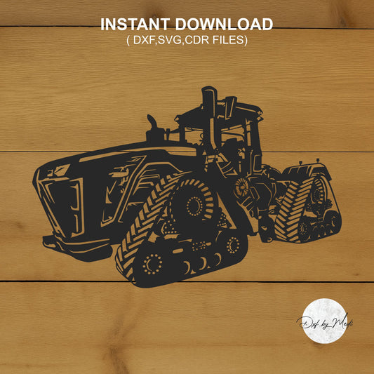 Tractor - DXF SVG File for Cnc plasma laser Cutting - Coastal Decor & DIY Projects