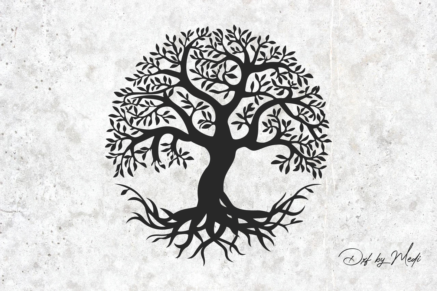 Tree of Life Design - Digital DXF, Svg, Cdr Files for Laser and CNC Cutting