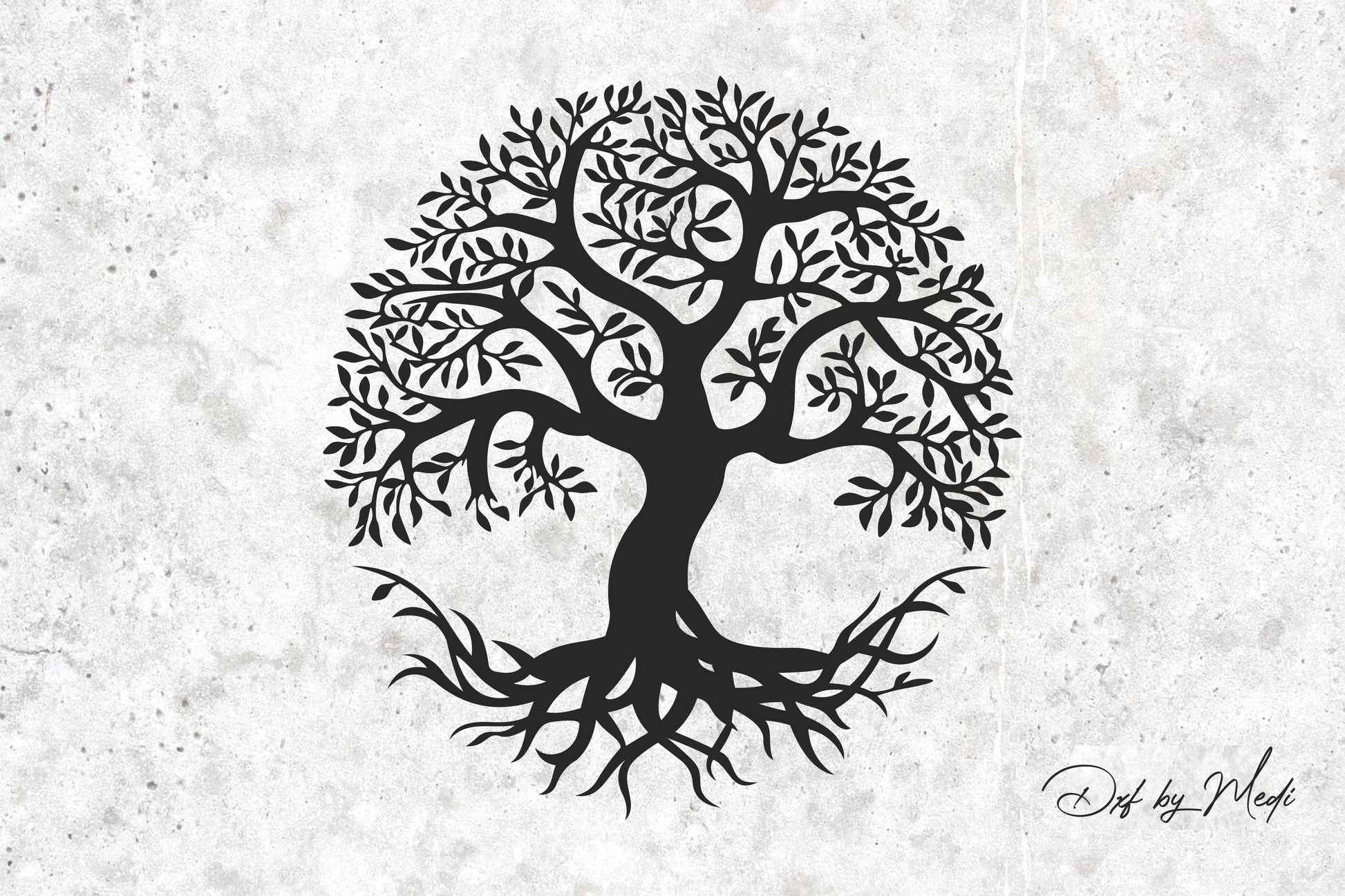Tree of Life Design - Digital DXF, Svg, Cdr Files for Laser and CNC Cutting